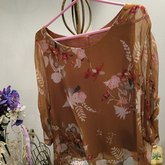 Moda Seta Italy top - Picture 2 of 4